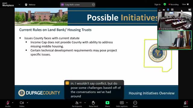 DuPage County discusses land bank and housing trust to tackle affordable housing crisis
