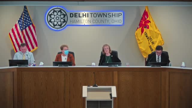 Delhi Township announces Kroger's $2.5M renovation and honors Bob Maddox for community service