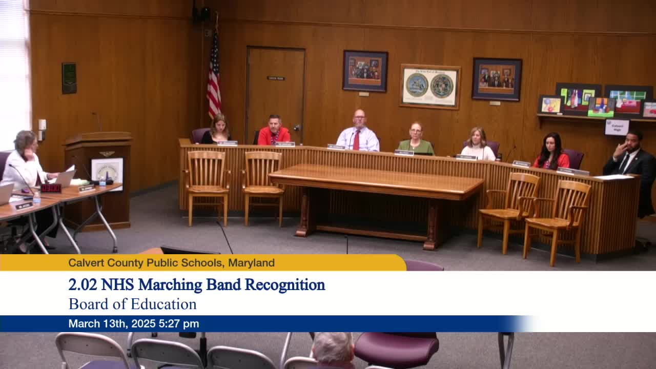 Calvert County Board addresses public comments on school policy changes