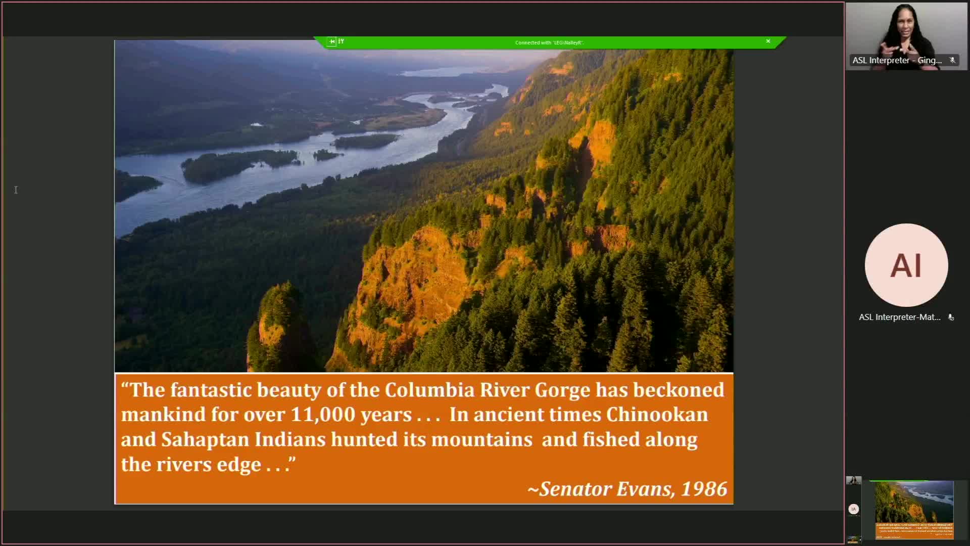 Conservationists advocate for funding the Columbia River Gorge Commission
