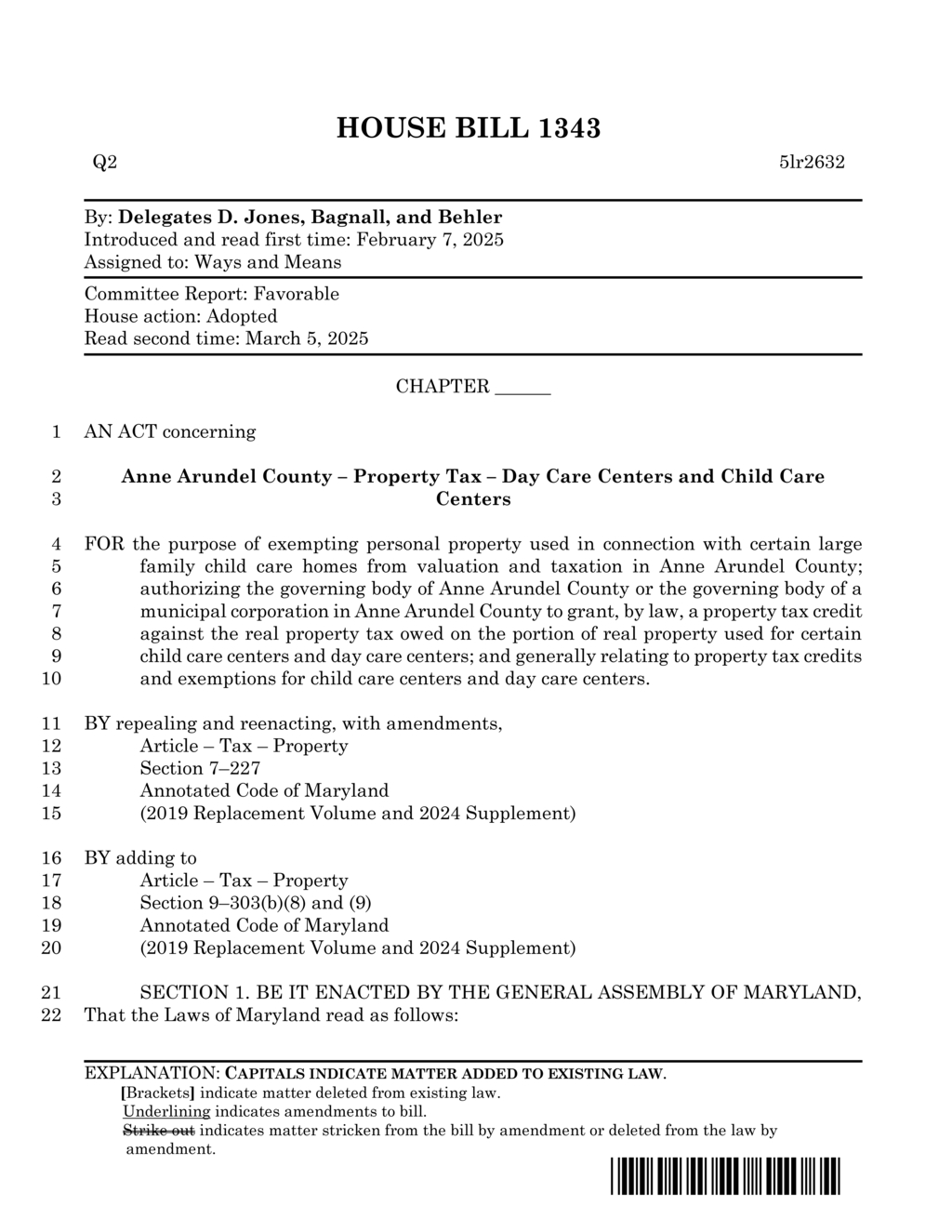 Anne Arundel County approves tax credit for licensed daycare centers