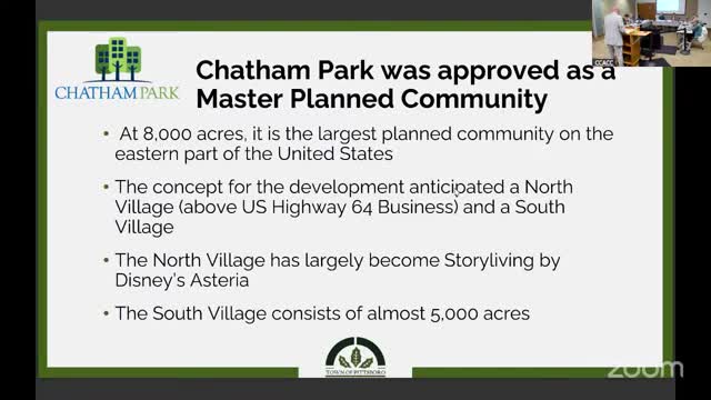Chatham Park plans 5000 acres development with South Village area involved