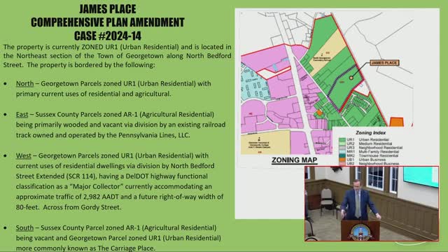 Georgetown council considers mixed residential plan for James Place with 108 housing units