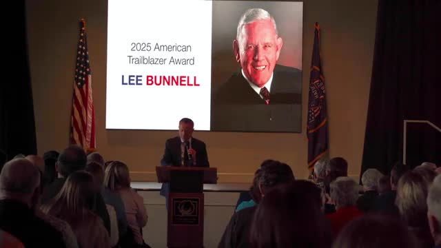 Judge Bunnell and Robert Everett honored for decades of service in Washington City