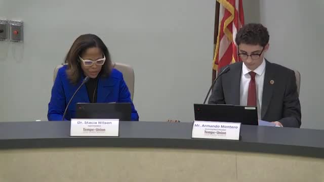 Tempe Union elects Baraza as new governing board president following Montero's tenure