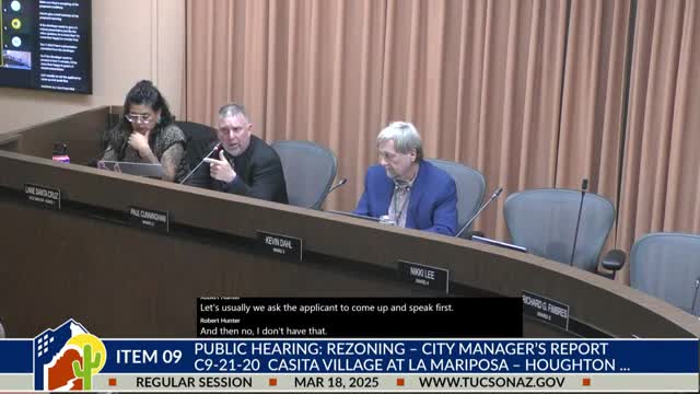 Tucson residents oppose La Mariposa development citing severe flooding risks