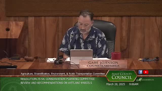 Maui County Council adopts wetlands restoration resolution with Save the Wetlands input