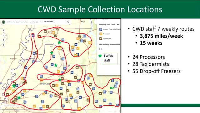 CWD team collects nearly 15000 deer samples across Tennessee counties