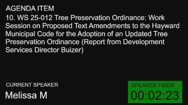 Hayward City Council reviews tree preservation ordinance amid habitat and safety concerns