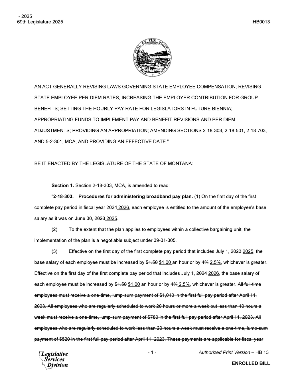 Montana Legislature approves increased pay and benefits for state employees