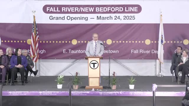 MBTA launches Fall River New Bedford commuter rail service after decades of hiatus