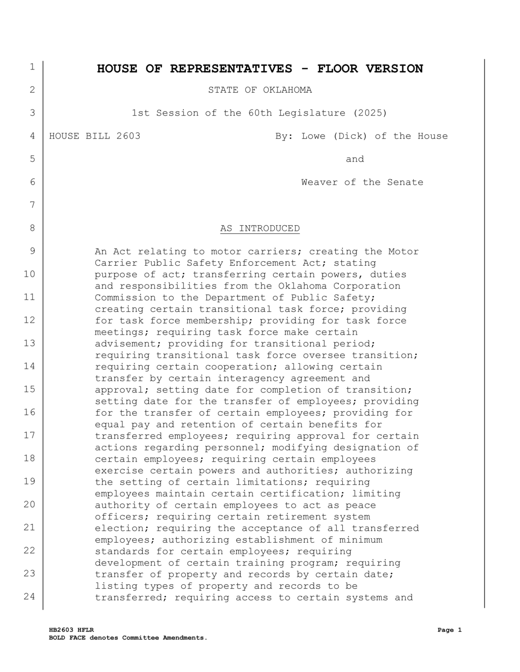 Oklahoma Corporation Commission sets new vehicle registration fees and penalty structure