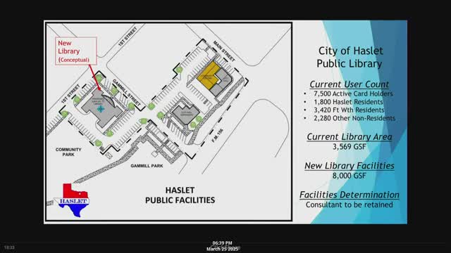 Haslet explores new library plans amid Fort Worth's upcoming facility opening