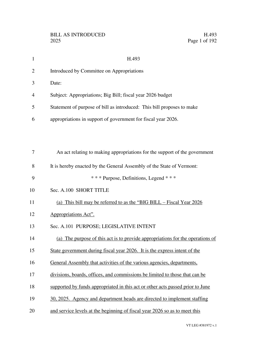 Vermont allocates $349M for disabilities and aging services in H.493 funding bill