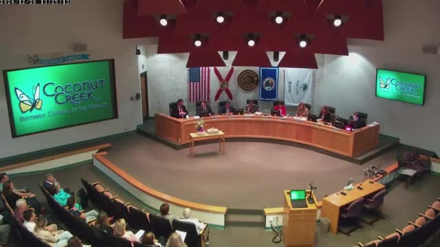 Coconut Creek City Council honors Gary Innocent during meeting memorial