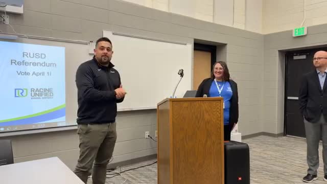Racine Unified Superintendent Gajewski promotes April referendum for district funding