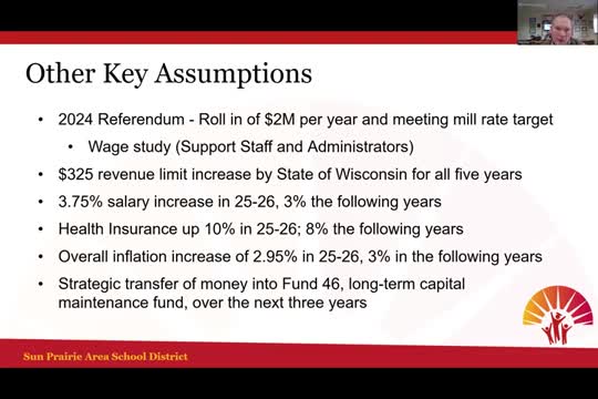 Sun Prairie School District outlines five-year budget forecast with surplus for 2526