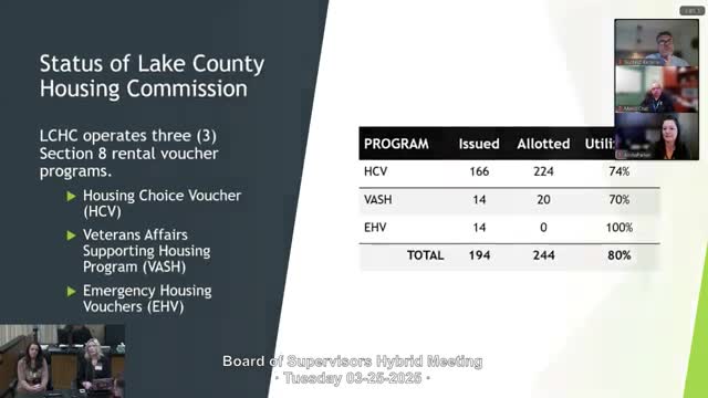 Lake County considers voluntary transfer to Regional Housing Authority for housing growth