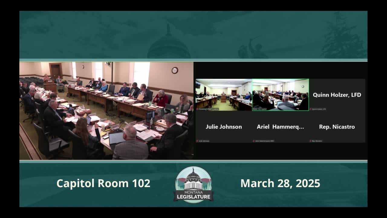 Representative Gillette discusses funding needs for Missoula crime lab staffing issues