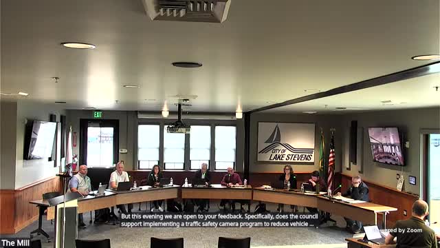 Lake Stevens Council discusses traffic camera enforcement in school zones and safety funding