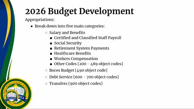 West Seneca School District outlines budget priorities and staffing plans for 2026