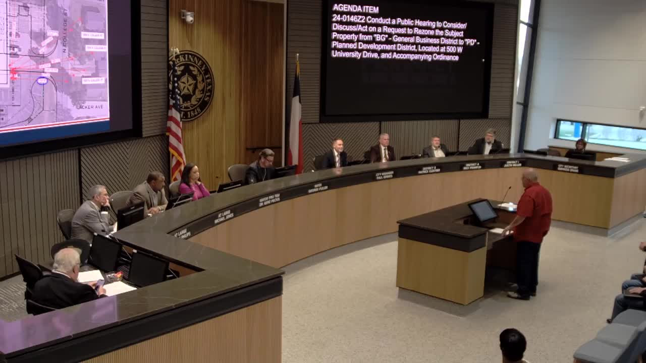 Residents oppose proposed gas station in McKinney citing traffic and safety concerns