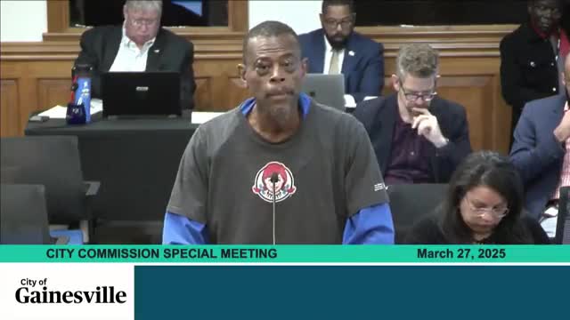 Community Member Criticizes City for Failing Homeless Amid Budget Cuts