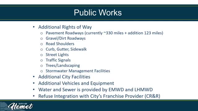 City proposes annexation adding 123 road miles and new infrastructure services