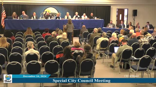 Residents criticize warehouse development plans at Hemet City Council meeting