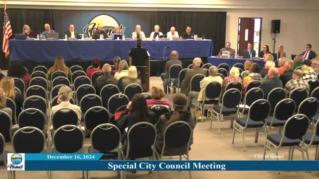 Hemet residents express concerns over Kirby project and city planning decisions