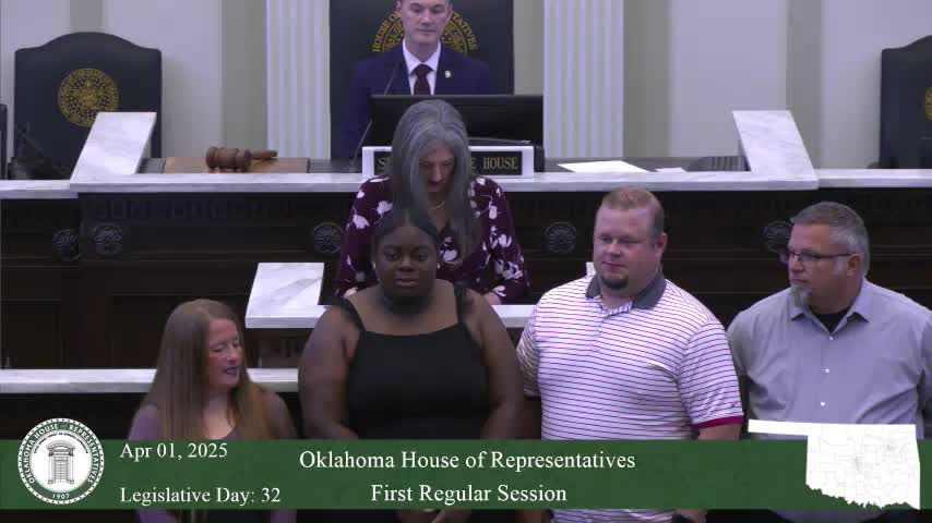 Oklahoma House passes resolution for Child Abuse Prevention Month