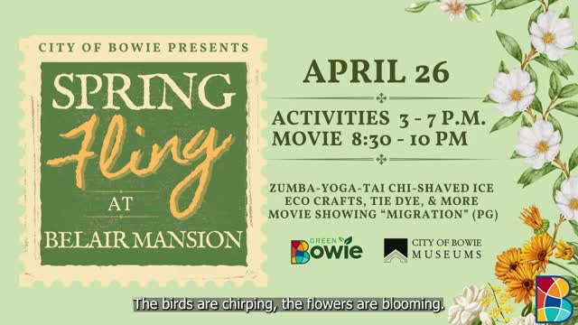 Green Bowie hosts Spring Fling at Bel Air Mansion for Earth Day celebration