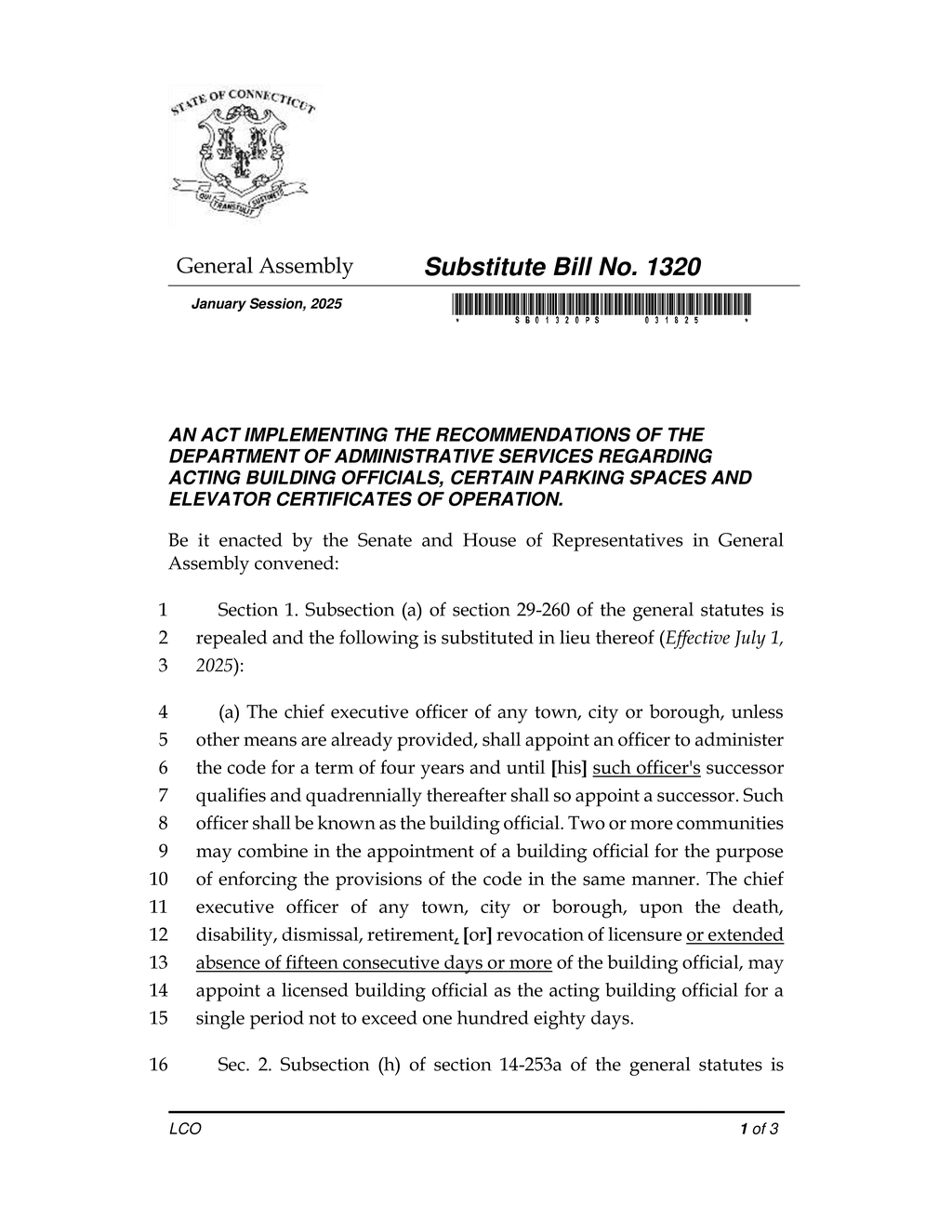 Connecticut updates parking requirements for persons with disabilities by October 2025
