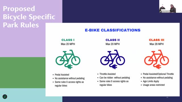 City Council considers new e-bike regulations for local parks and trails