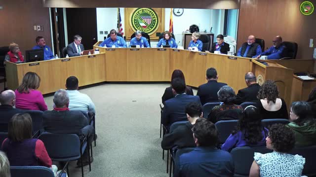 Police Chief Jimenez updates Nogales City Council on Public Safety Operation Center progress