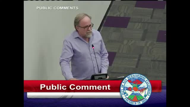 San Bernardino residents demand action on library tech issues and homelessness solutions