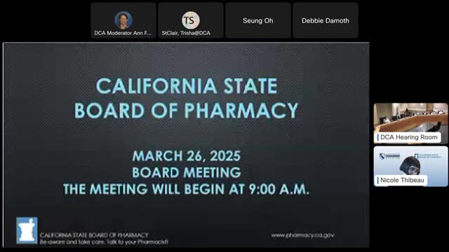 California Board reviews pharmacy compounding regulations amid public concerns