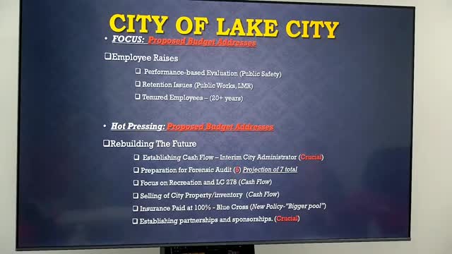 City Council addresses budget concerns and plans for forensic audit