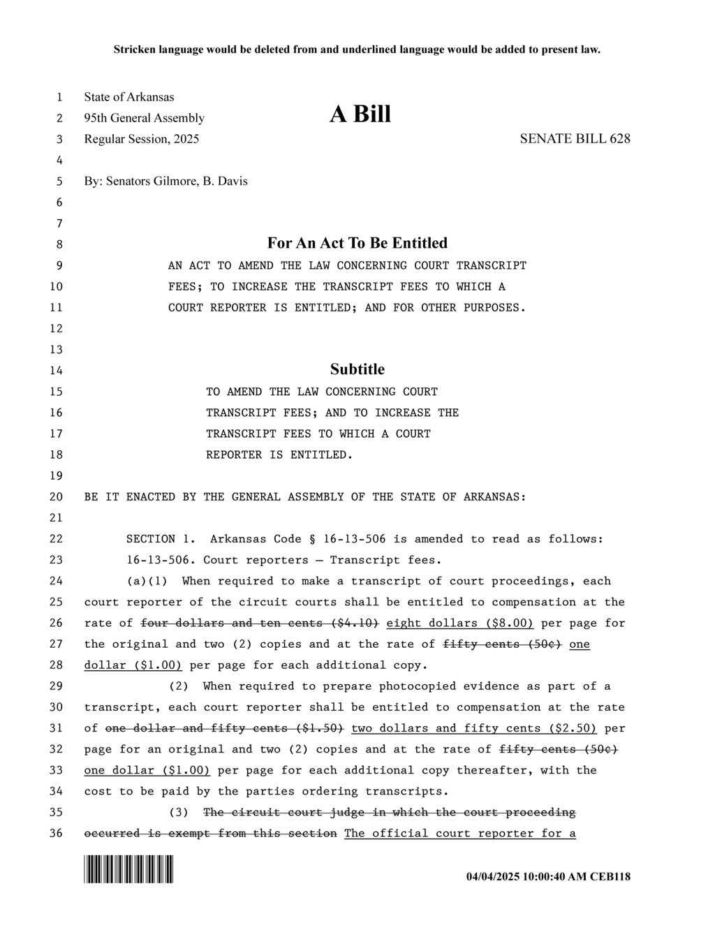 Arkansas Judicial Council establishes new compensation policy for court reporters