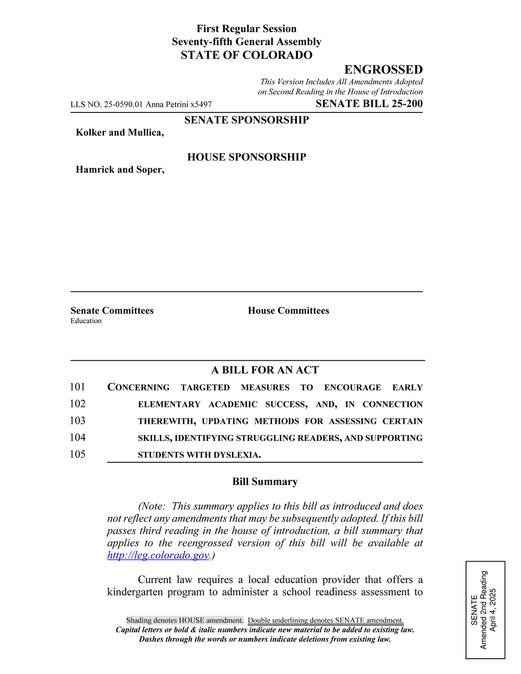 Colorado mandates universal dyslexia screening for students by 2026-27 school year