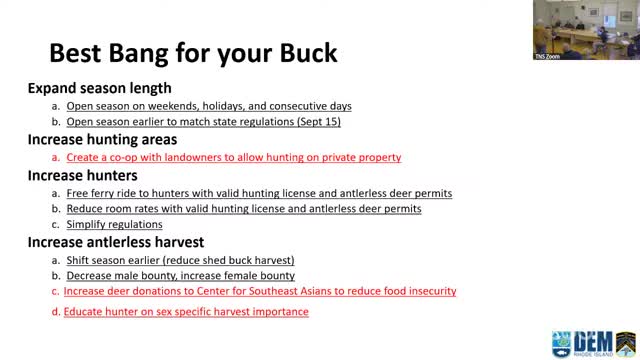Local residents advocate for deer population control through hunting policies