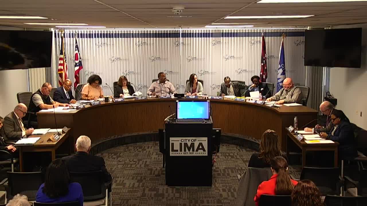 Lima City Council passes ordinances for planning commission and mental health services