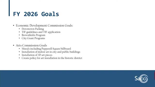 Saco plans TIF application development to boost economic funding and art projects