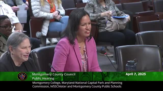 Rockville Mayor Ashton advocates for education and fire department funding during budget hearing