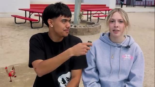 Students engage in Spirit Week with rock paper scissors bracelet challenge
