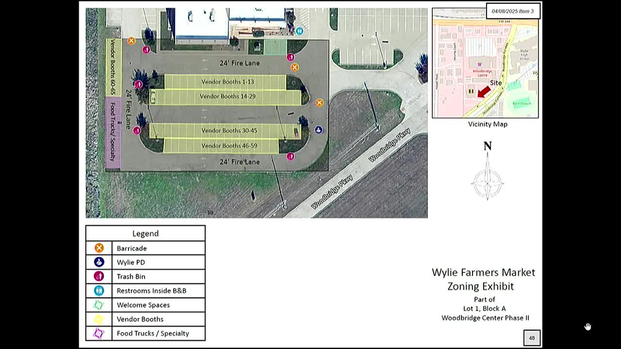 Wylie Council approves zoning for twice-monthly Farmers Market led by Rachel Echols
