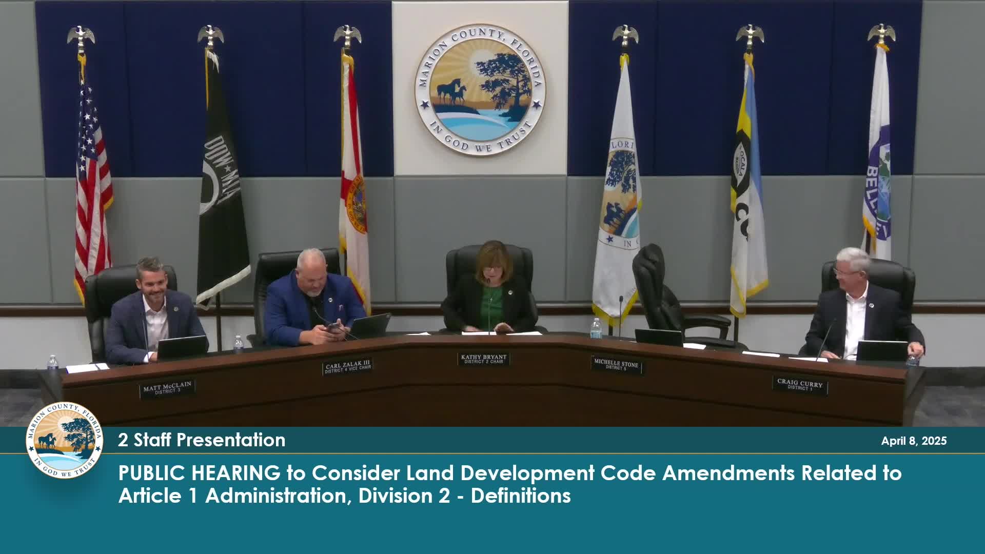 Commissioner Zalick addresses concerns over zoning limits in Marion County