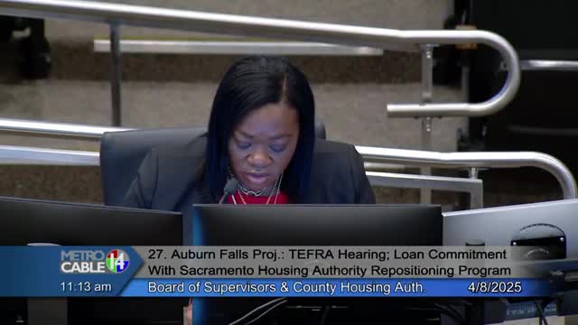 Sacramento Housing Authority approves $2.5M loan for Auburn Falls rehabilitation project