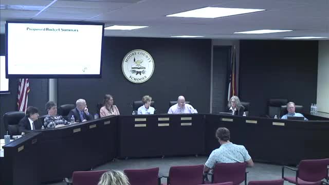 Moore County Schools Board approves budget and recognizes award-winning educators