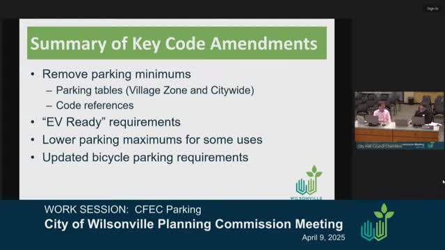 Wilsonville council approves comprehensive zoning code amendments eliminating parking minimums